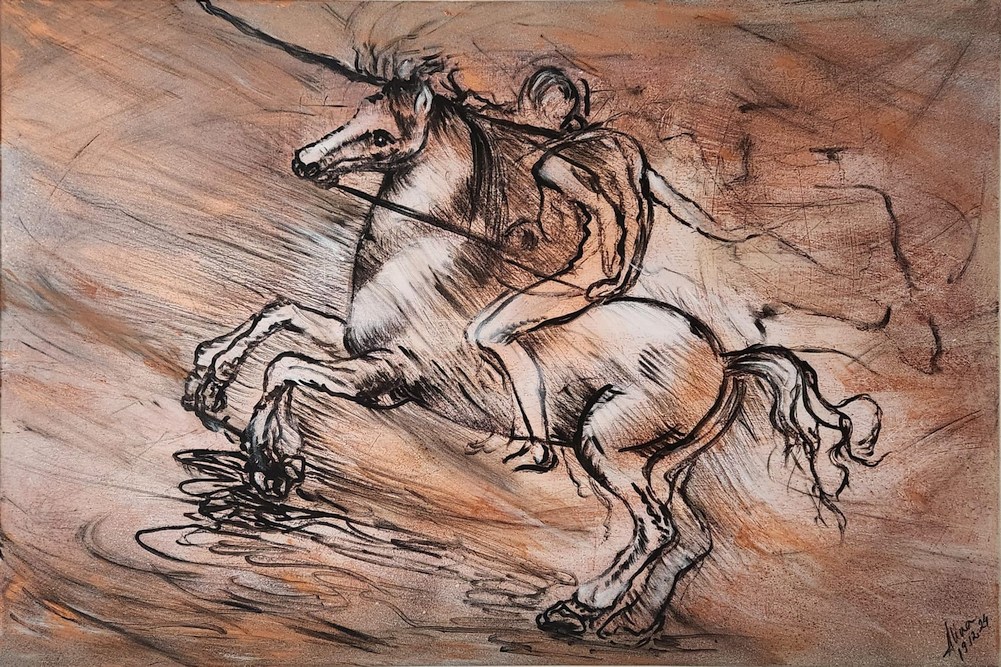 ArteDiAlina.com painting: Dreaming Da Vinci